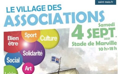 Village des Associations de Saint-Malo- Présentation de l’affiche par son auteur Pascal BRESSON