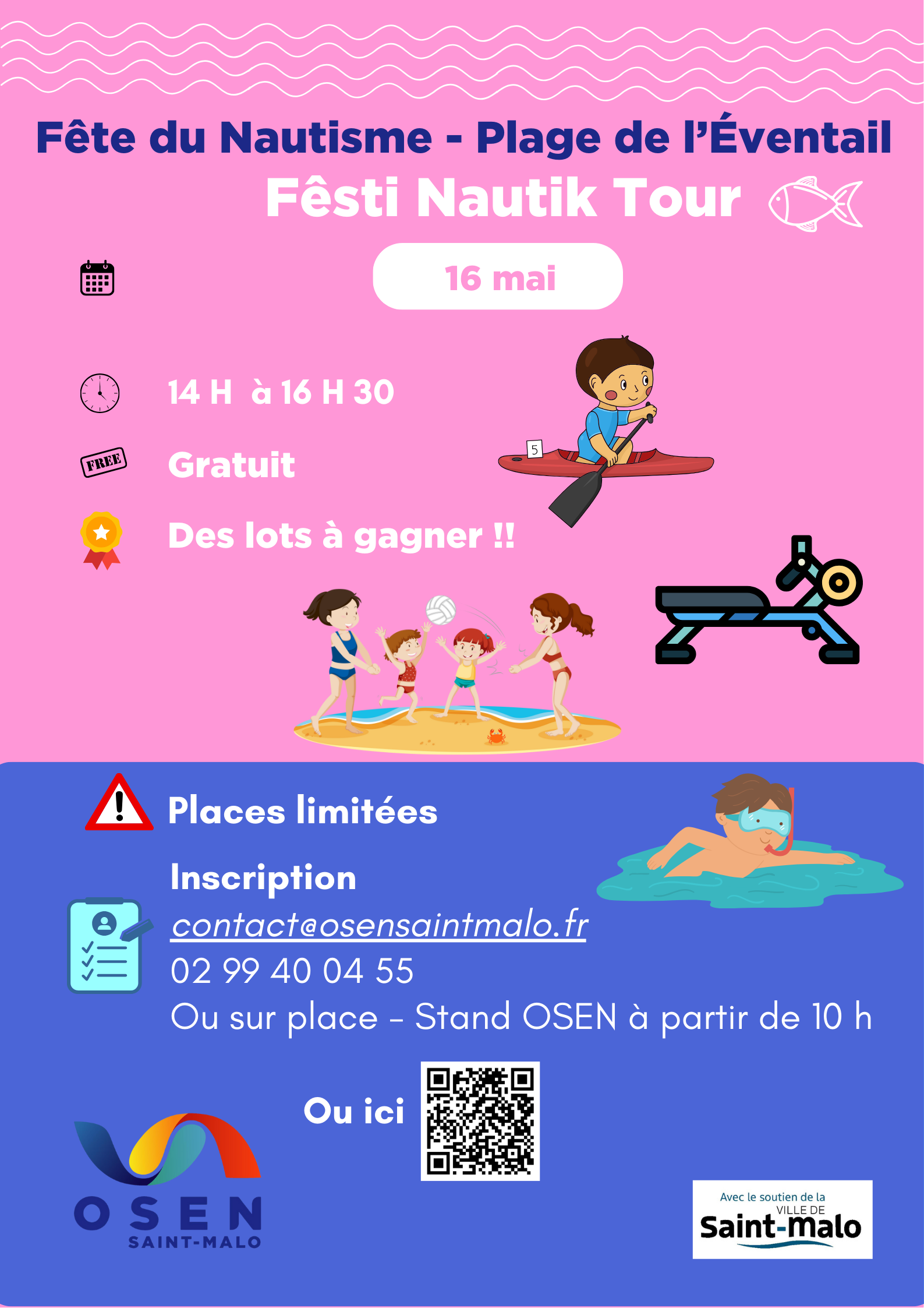 Festi nautik Tour Saint-Malo 2026 le tournoi de la Fête du nautisme de saint-Malo