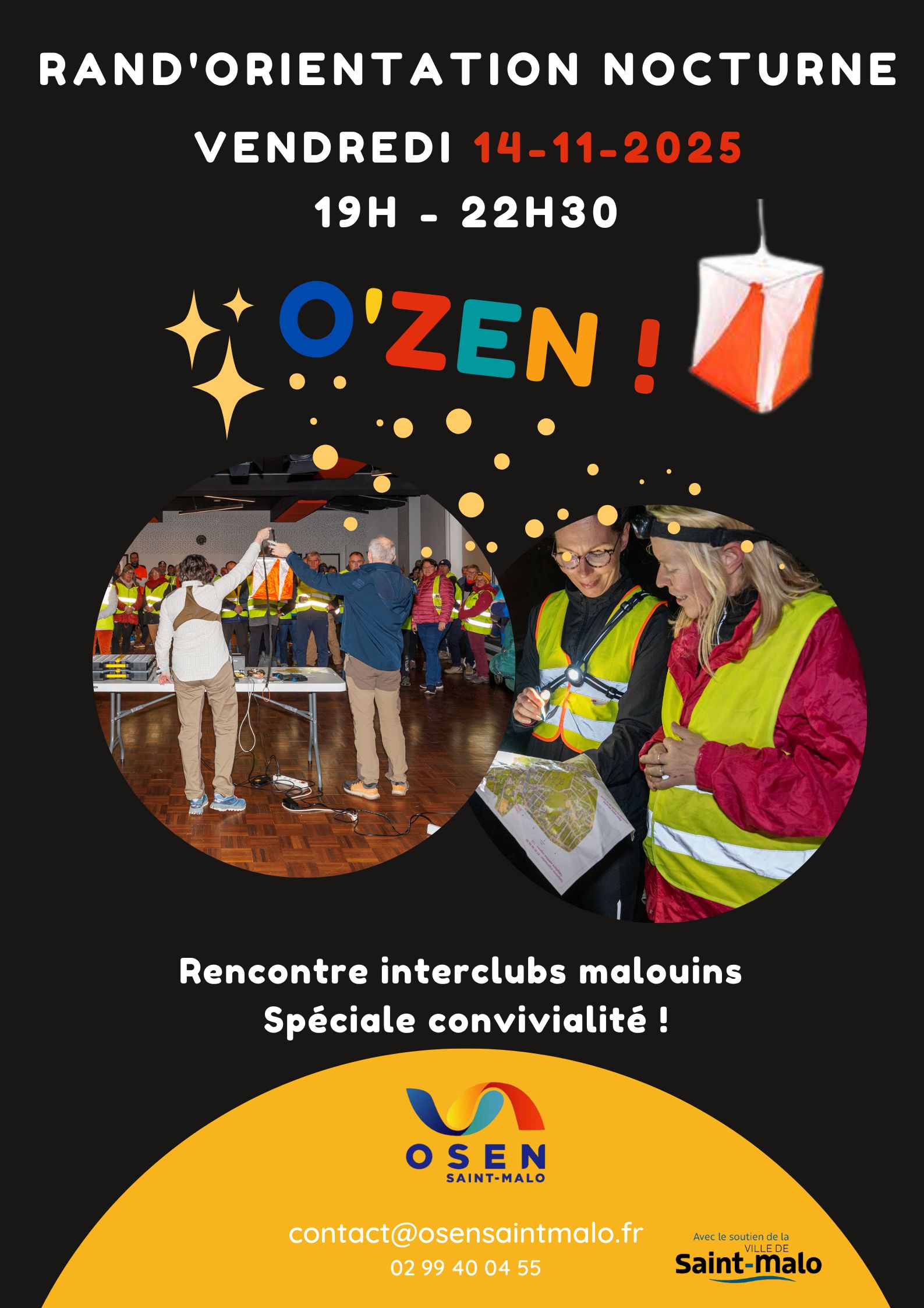 O'ZEN 2025 Flyer O'ZEN 2022_randorientation nocturne_Saint-Malo_sport