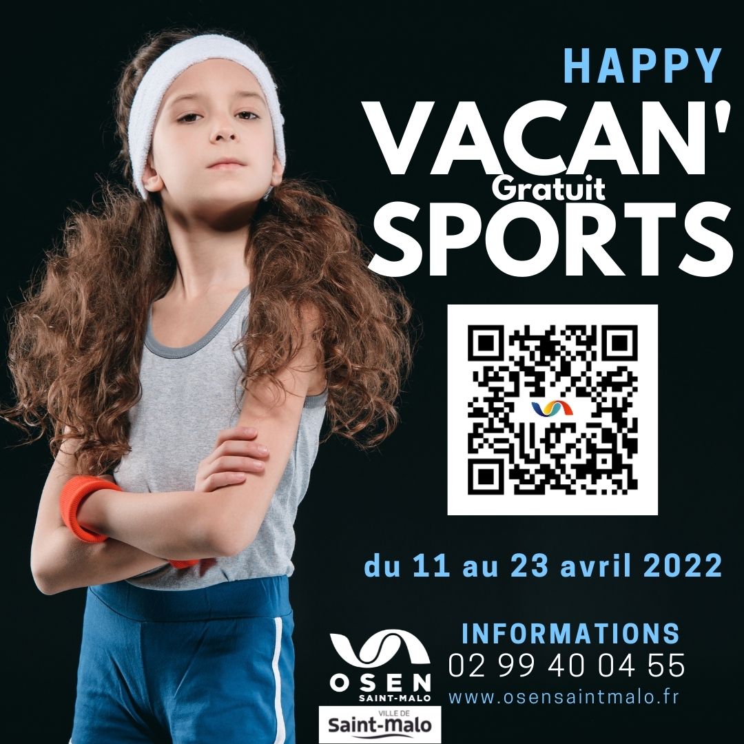 affiche vacan'sports Saint-Malo printemps 2022