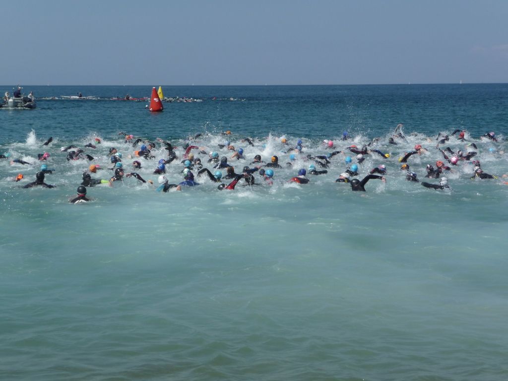 Triathlon de la Côte d’Émeraude à Saint-Malo natation
